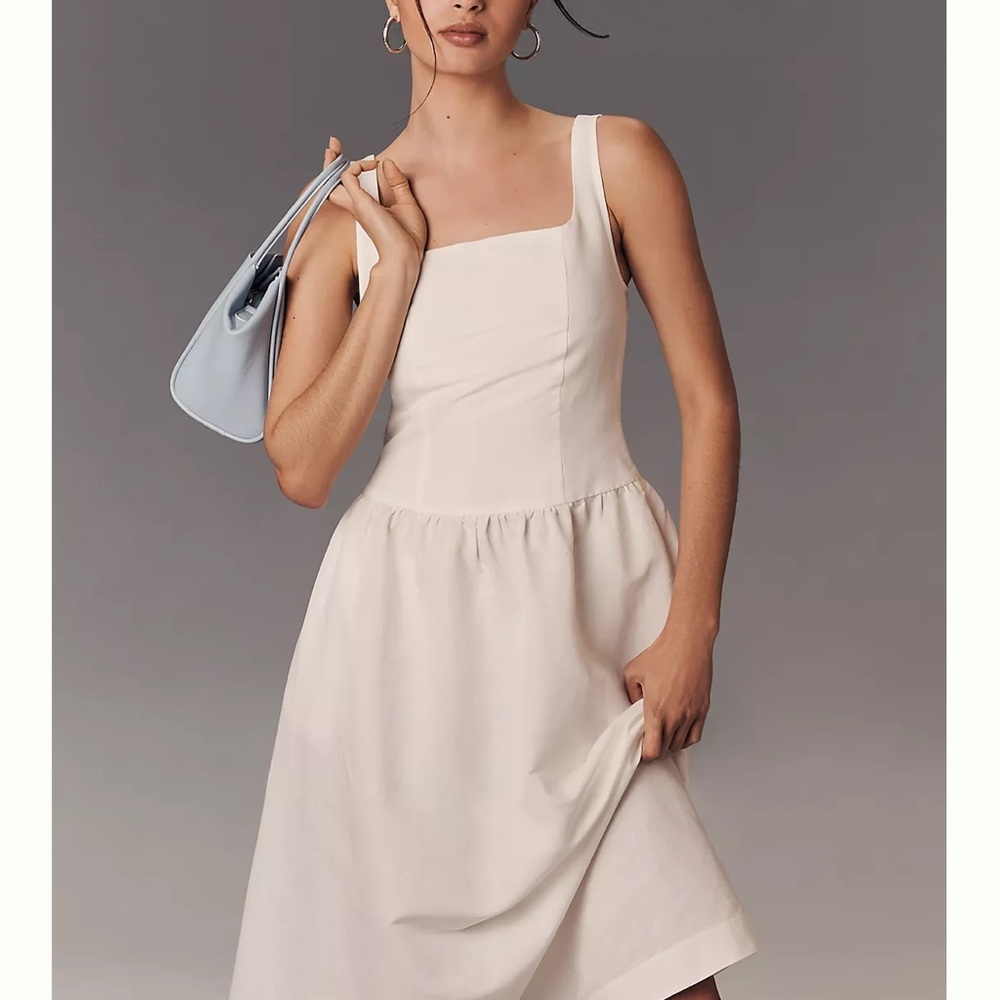 ALIGNE Rosia Linen Blend Tank Dress